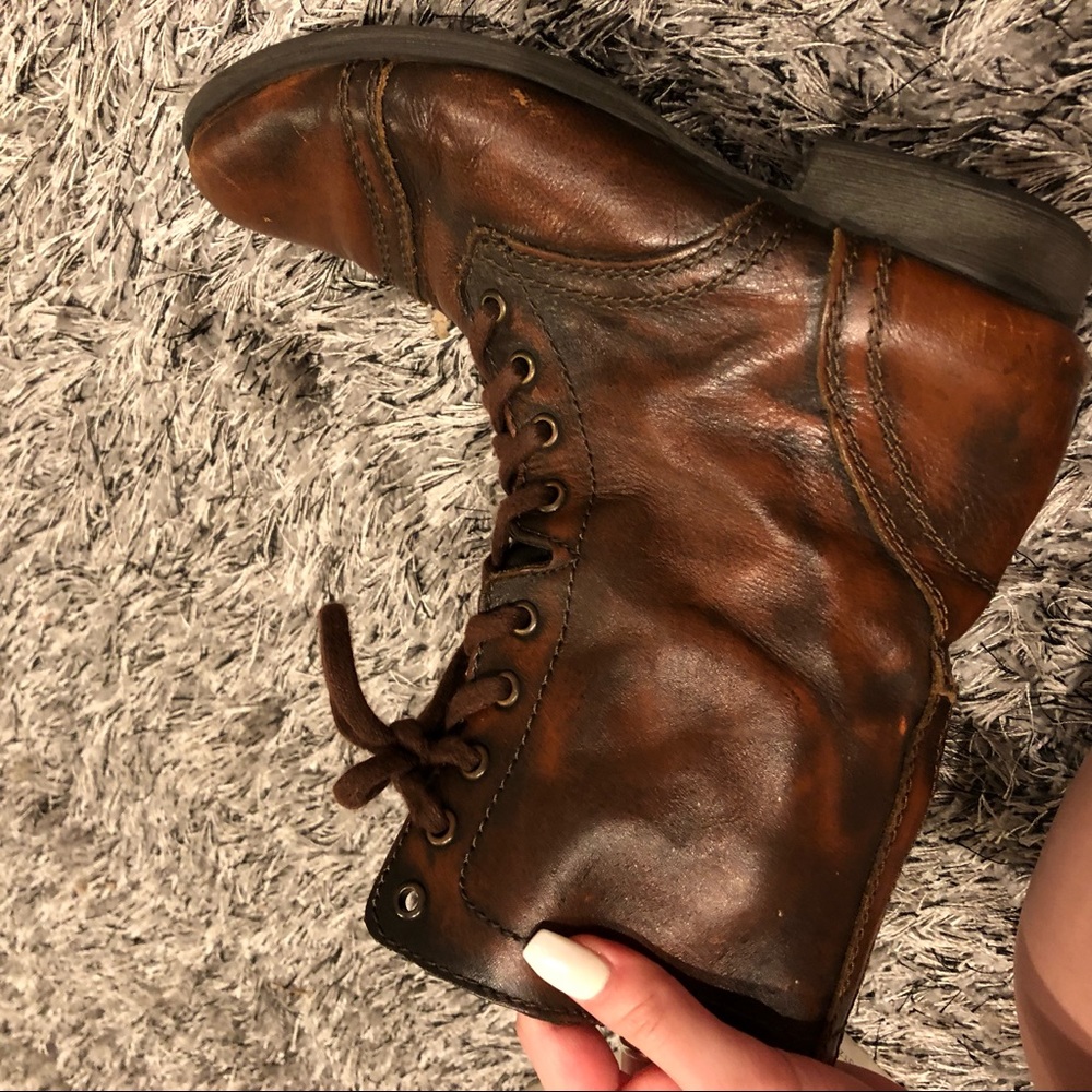steve madden combat boots - Picture 3 of 4
